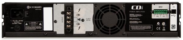 CDI6000 2CH POWER AMP 1200W @ 8OHM, 2100W @ 4 OHM, 2500W @ 70V,WITH DSP, 2RU